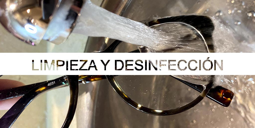 Limpieza y desinfección de anteojos en época de COVID-19